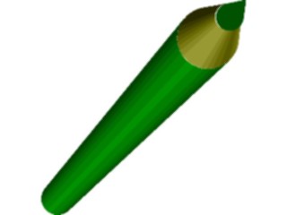 Sticker Custom Preview Image #029833 Art Design Supplies Equipment Colored Pencil Green