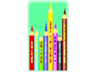 Sticker Custom Preview Image #029852 Art Design Supplies Equipment Colored Pencils13