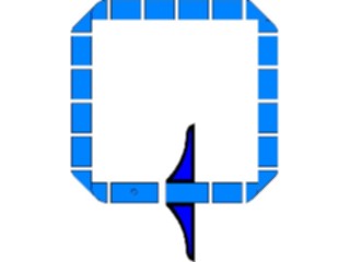 Sticker Custom Preview Image #030140 Art Design Supplies Equipment T Square Frame