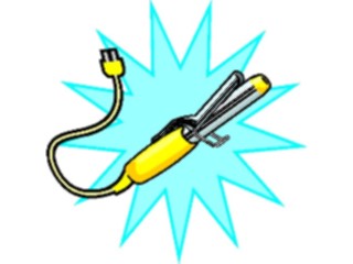 Sticker Custom Preview Image #031234 Beauty Curling Iron4