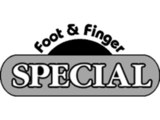 Sticker Custom Preview Image #031242 Beauty Foot Finger Special