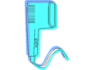 Sticker Custom Preview Image #031261 Beauty Hair Dryer09