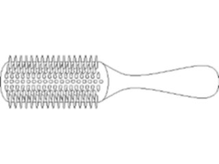 Sticker Custom Preview Image #031296 Beauty Hairbrush01