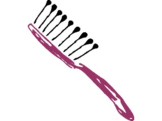 Sticker Custom Preview Image #031301 Beauty Hairbrush06
