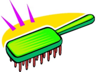 Sticker Custom Preview Image #031303 Beauty Hairbrush08