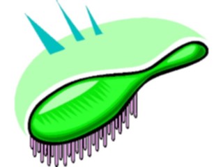 Sticker Custom Preview Image #031305 Beauty Hairbrush10