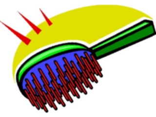 Sticker Custom Preview Image #031306 Beauty Hairbrush11