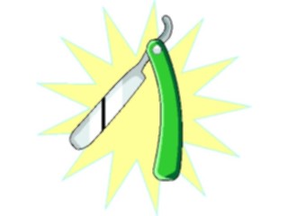 Sticker Custom Preview Image #031424 Beauty Razor Straight