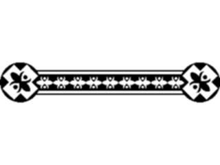 Sticker Custom Preview Image #037034 Borders Horizontal Border219
