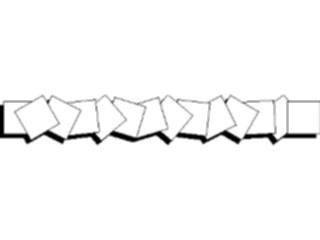Sticker Custom Preview Image #037335 Borders Horizontal Border520