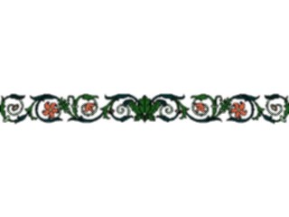 Sticker Custom Preview Image #037514 Borders Horizontal Border699