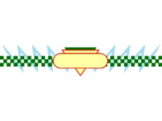Sticker Custom Preview Image #037579 Borders Horizontal Border764