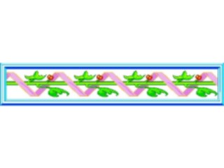 Sticker Custom Preview Image #037587 Borders Horizontal Border772