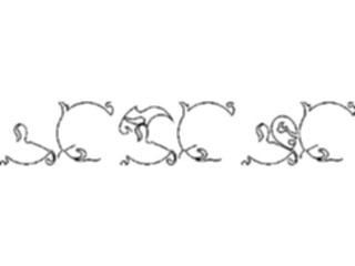 Sticker Custom Preview Image #037627 Borders Horizontal Border812