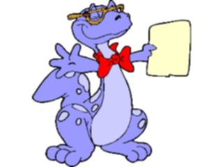 Sticker Custom Preview Image #038552 Business Office Cartoons Business Dinosaur2