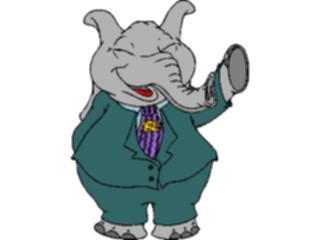Sticker Custom Preview Image #038555 Business Office Cartoons Business Elephant