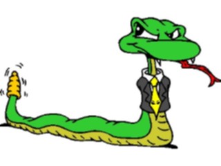 Sticker Custom Preview Image #038572 Business Office Cartoons Business Snake