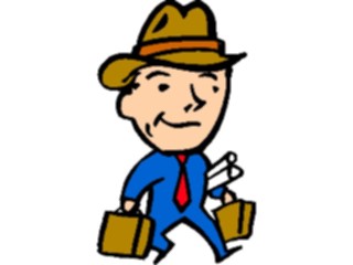 Sticker Custom Preview Image #038574 Business Office Cartoons Business Trip