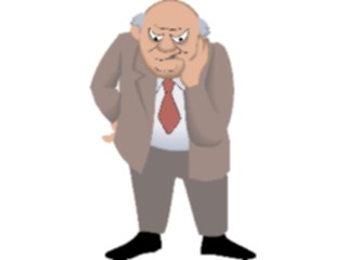 Sticker Custom Preview Image #038576 Business Office Cartoons Businessman02
