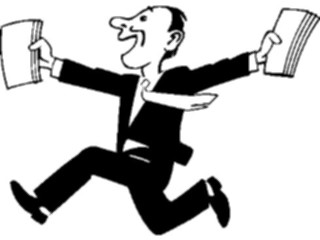 Sticker Custom Preview Image #038653 Business Office Cartoons Businessman Happy03