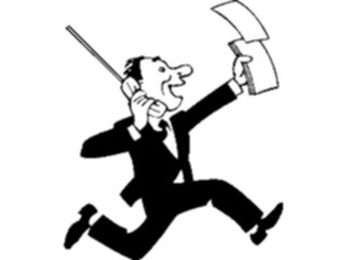 Sticker Custom Preview Image #038654 Business Office Cartoons Businessman Happy04