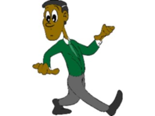Sticker Custom Preview Image #038672 Business Office Cartoons Businessman Looking