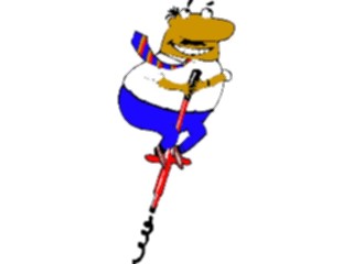 Sticker Custom Preview Image #038678 Business Office Cartoons Businessmanon Pogo Stick