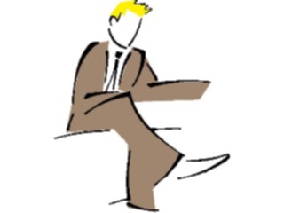 Sticker Custom Preview Image #038705 Business Office Cartoons Businessman Sitting1