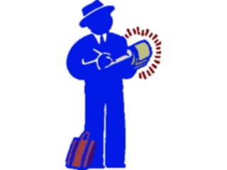 Sticker Custom Preview Image #038738 Business Office Cartoons Businessmanwith Clipboard
