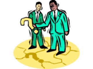 Sticker Custom Preview Image #038767 Business Office Cartoons Businessmenwith Questions