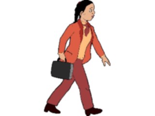 Sticker Custom Preview Image #038781 Business Office Cartoons Businesswoman13