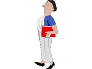 Sticker Custom Preview Image #038783 Business Office Cartoons Businesswoman15