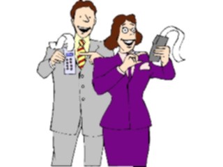 Sticker Custom Preview Image #038803 Business Office Cartoons Calculating