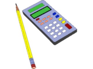 Sticker Custom Preview Image #038820 Business Office Cartoons Calculator Pencil