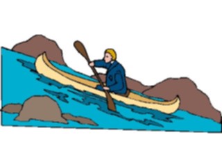 Sticker Custom Preview Image #038828 Business Office Cartoons Canoeing Upstream
