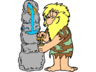 Sticker Custom Preview Image #038848 Business Office Cartoons Cavemanat Water Cooler1