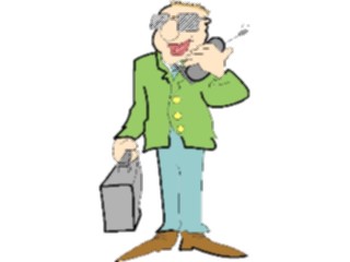 Sticker Custom Preview Image #038857 Business Office Cartoons Cellular Phone01