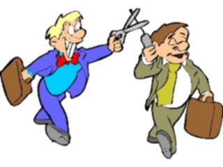 Sticker Custom Preview Image #038873 Business Office Cartoons Cellular Phone Trick