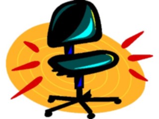 Sticker Custom Preview Image #038876 Business Office Cartoons Chair01