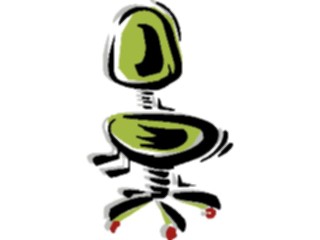 Sticker Custom Preview Image #038877 Business Office Cartoons Chair02