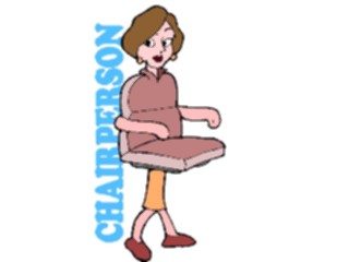Sticker Custom Preview Image #038887 Business Office Cartoons Chairperson