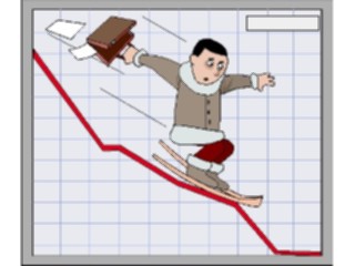 Sticker Custom Preview Image #038888 Business Office Cartoons Chart Skiing