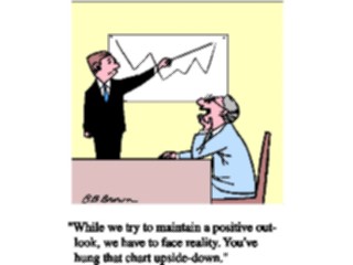 Sticker Custom Preview Image #038889 Business Office Cartoons Chart Upside Down