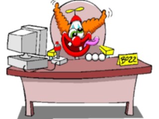 Sticker Custom Preview Image #038908 Business Office Cartoons Clowning Around