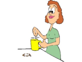 Sticker Custom Preview Image #038916 Business Office Cartoons Coffee Break5
