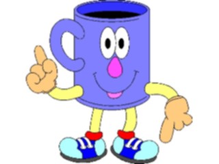 Sticker Custom Preview Image #038923 Business Office Cartoons Coffee Mug