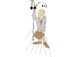 Sticker Custom Preview Image #038929 Business Office Cartoons Commuter2