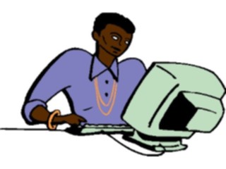 Sticker Custom Preview Image #038954 Business Office Cartoons Computer18