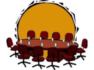 Sticker Custom Preview Image #039005 Business Office Cartoons Conference Table