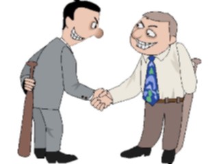 Sticker Custom Preview Image #039007 Business Office Cartoons Confrontation2